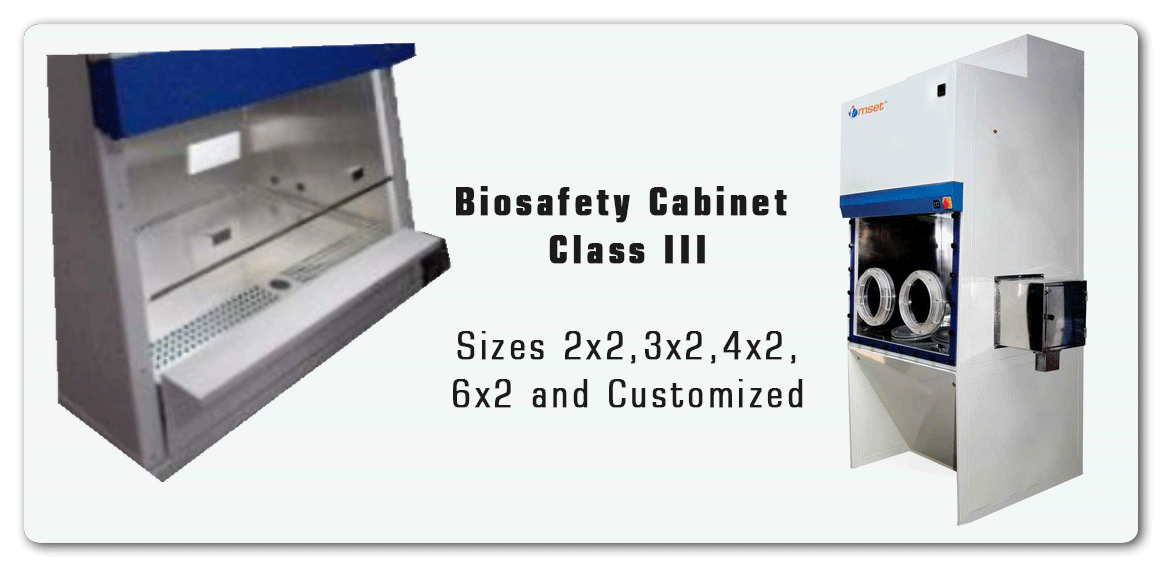 Biosafety Cabinet Class III Manufacture by Imset